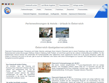 Tablet Screenshot of oesterreich-gastgeber.com